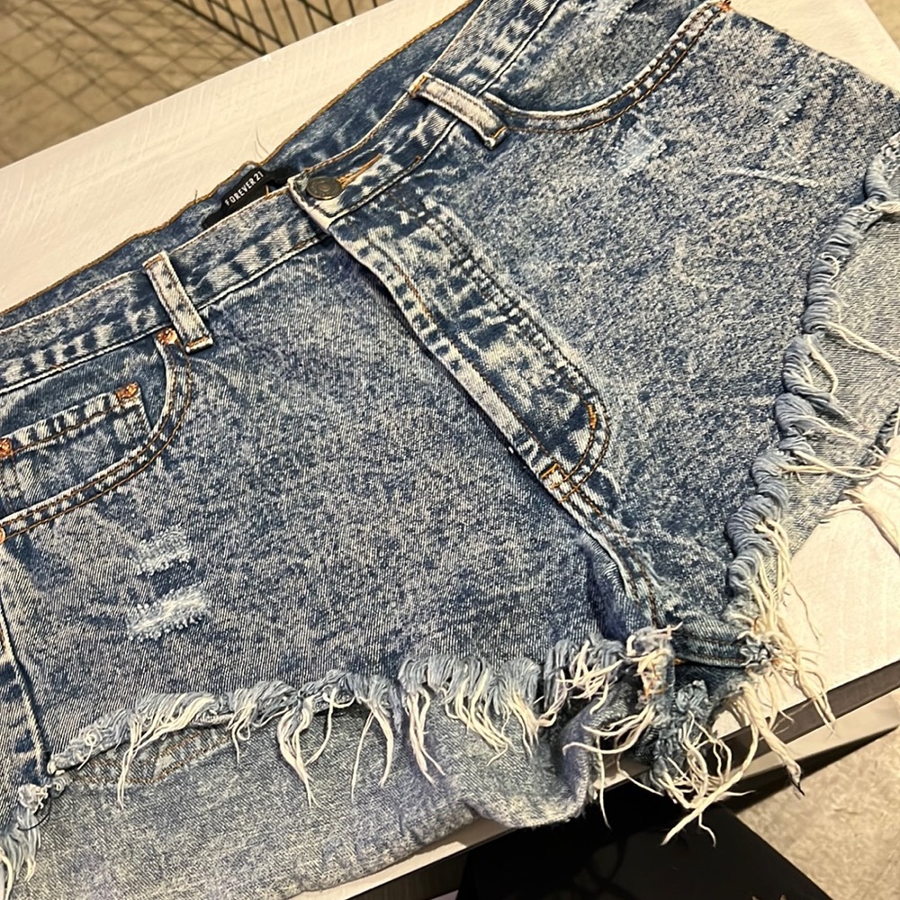 Jean shorts size large